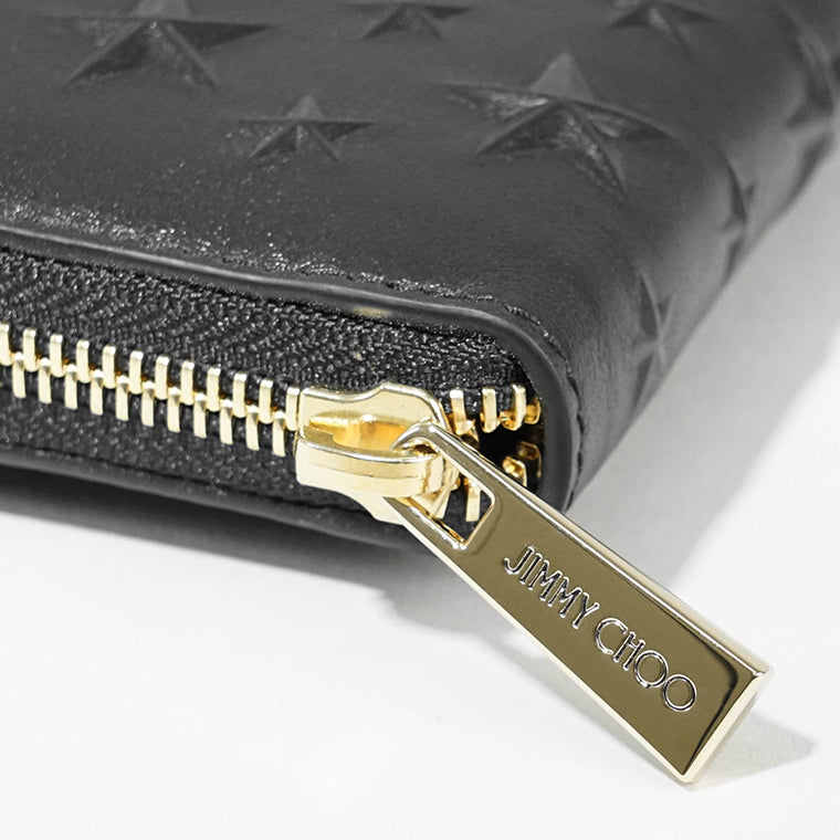 ジミーチュウ JIMMY CHOO レディース メンズ 長財布 ブラック