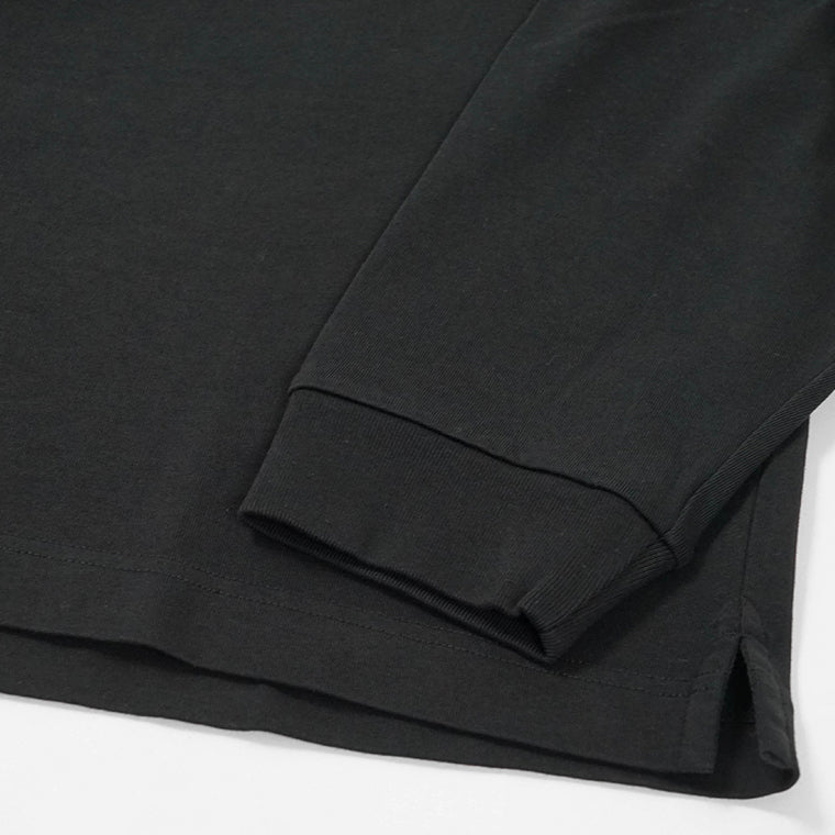MAISON KITSUNE メンズ 長袖Tシャツ STUNT FOX LONG SLEEVE TEE SHIRT PM00104 KJ0119 BLACK ブラック P199