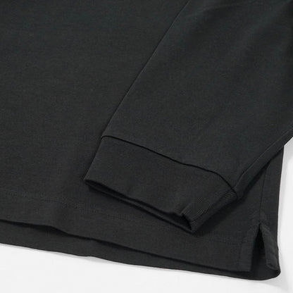 MAISON KITSUNE メンズ 長袖Tシャツ STUNT FOX LONG SLEEVE TEE SHIRT PM00104 KJ0119 BLACK ブラック P199