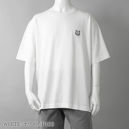 【2026SS SUMMER SALE】MAISON KITSUNE メンズ Tシャツ FOX HEAD OVERSIZE TEE SHIRT PM00109 KJ0119 3カラー