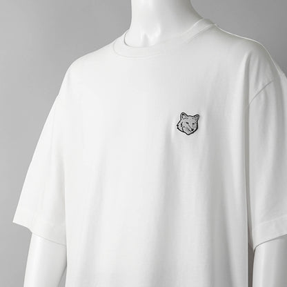 【2026SS SUMMER SALE】MAISON KITSUNE メンズ Tシャツ FOX HEAD OVERSIZE TEE SHIRT PM00109 KJ0119 3カラー