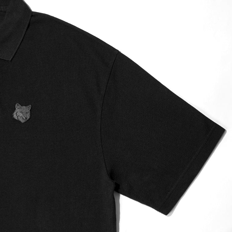 【SUMMER FINAL SALE】 MAISON KITSUNE メンズ ポロシャツ FOX HEAD OVERSIZE POLO PM00211 KP0001 2カラー