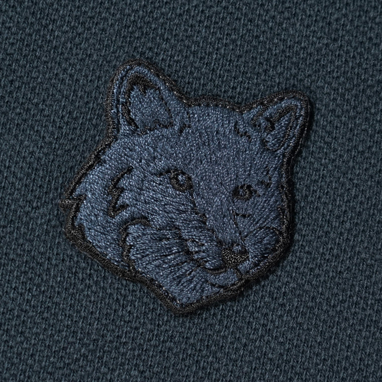 【SUMMER FINAL SALE】 MAISON KITSUNE メンズ ポロシャツ FOX HEAD OVERSIZE POLO PM00211 KP0001 2カラー
