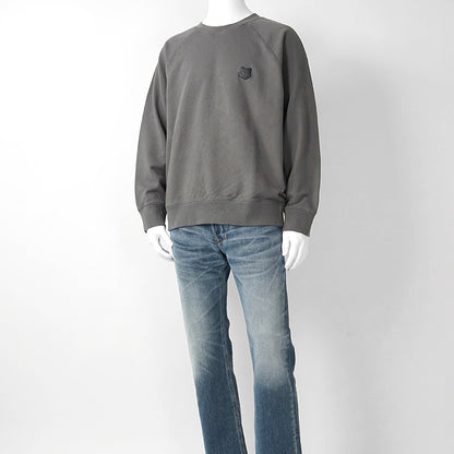 MAISON KITSUNE メンズ スウェットシャツ FOX HEAD OVERSIZE SWEATSHIRT PM00306 KM0340 2カラー