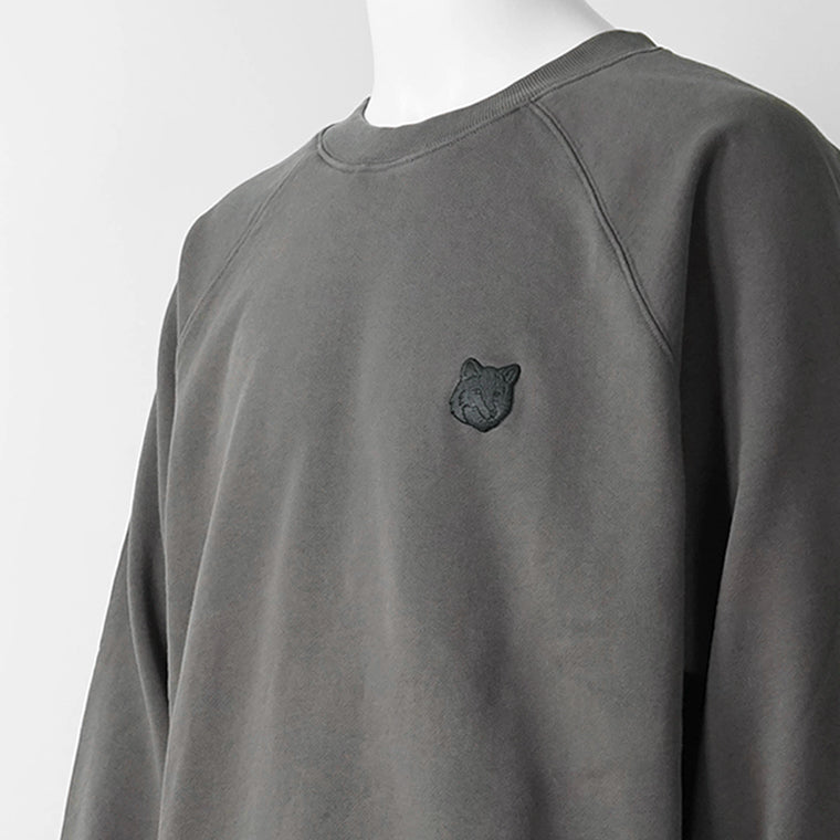 MAISON KITSUNE メンズ スウェットシャツ FOX HEAD OVERSIZE SWEATSHIRT PM00306 KM0340 2カラー