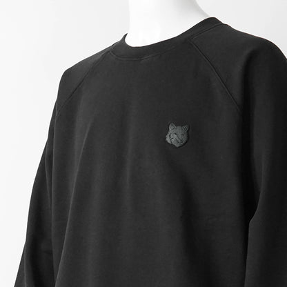 MAISON KITSUNE メンズ スウェットシャツ FOX HEAD OVERSIZE SWEATSHIRT PM00306 KM0340 2カラー