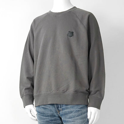 MAISON KITSUNE メンズ スウェットシャツ FOX HEAD OVERSIZE SWEATSHIRT PM00306 KM0340 2カラー