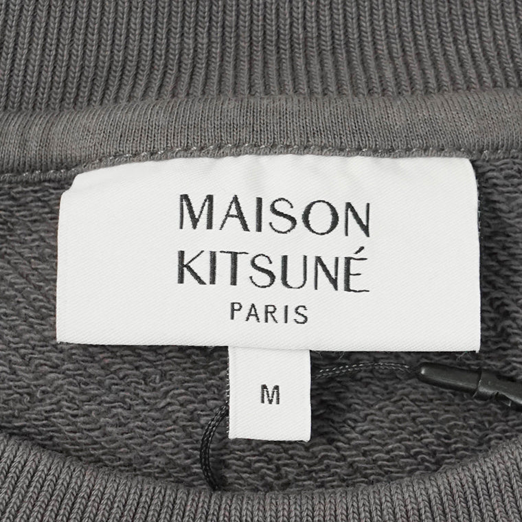 MAISON KITSUNE メンズ スウェットシャツ FOX HEAD OVERSIZE SWEATSHIRT PM00306 KM0340 2カラー