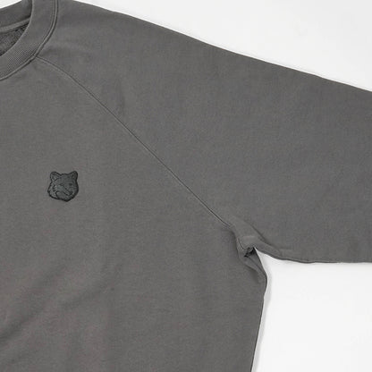MAISON KITSUNE メンズ スウェットシャツ FOX HEAD OVERSIZE SWEATSHIRT PM00306 KM0340 2カラー