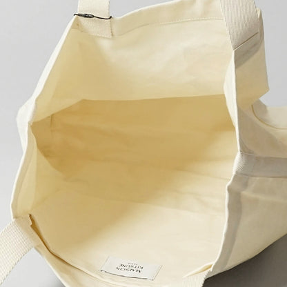 MAISON KITSUNE レディース メンズ トートバッグ DRESSED FOX TOTE PM05107 WW9042 ECRU ベージュ P700