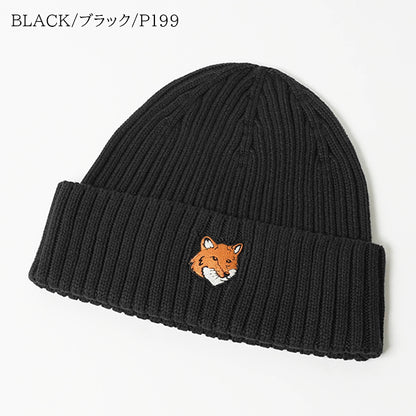 MAISON KITSUNE メンズ レディース ニットキャップ FOX HEAD BEANIE PM06111 KT1140 2カラー