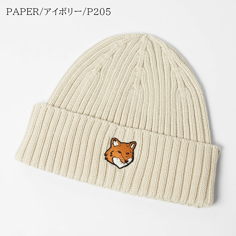 MAISON KITSUNE メンズ レディース ニットキャップ FOX HEAD BEANIE PM06111 KT1140 2カラー