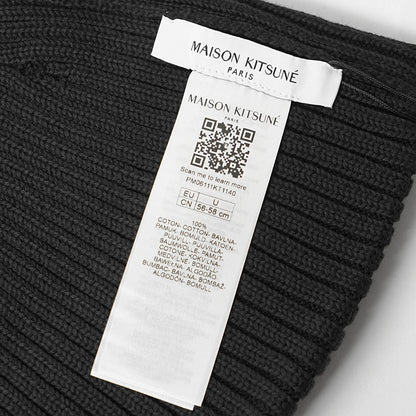 MAISON KITSUNE メンズ レディース ニットキャップ FOX HEAD BEANIE PM06111 KT1140 2カラー