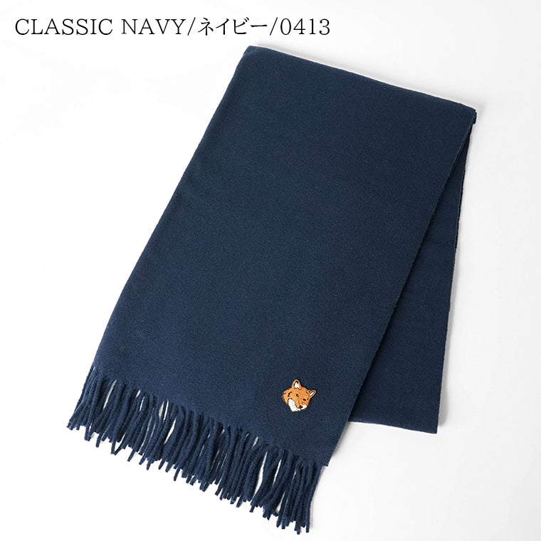 MAISON KITSUNE レディース メンズ マフラー FOX HEAD SCARF PM06201 WB0044 3カラー