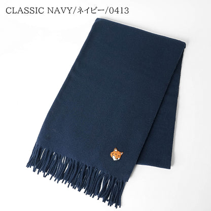 MAISON KITSUNE レディース メンズ マフラー FOX HEAD SCARF PM06201 WB0044 3カラー