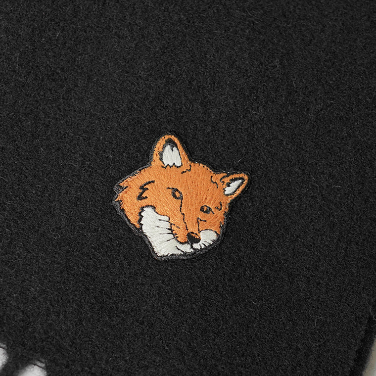 MAISON KITSUNE レディース メンズ マフラー FOX HEAD SCARF PM06201 WB0044 3カラー
