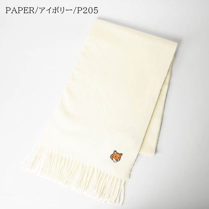 MAISON KITSUNE レディース メンズ マフラー FOX HEAD SCARF PM06201 WB0044 3カラー