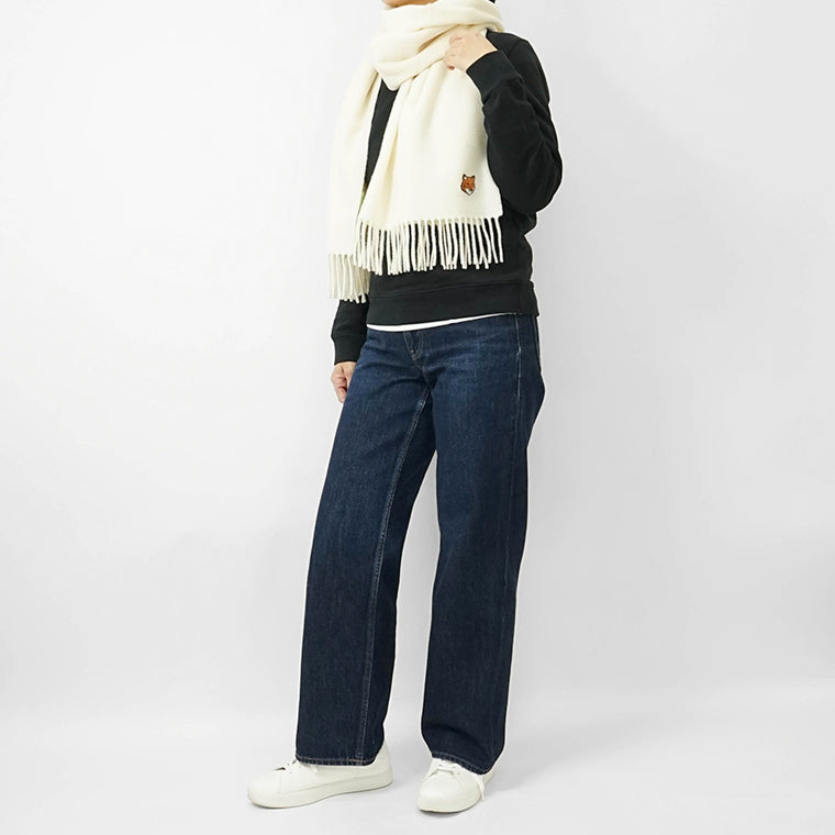 MAISON KITSUNE レディース メンズ マフラー FOX HEAD SCARF PM06201 WB0044 3カラー