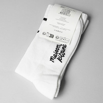 MAISON KITSUNE メンズ ソックス PROFILE FOX SPORTY SOCKS PM06401 KT1173 2カラー