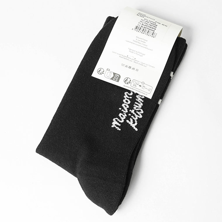 MAISON KITSUNE メンズ ソックス PROFILE FOX SPORTY SOCKS PM06401 KT1173 2カラー
