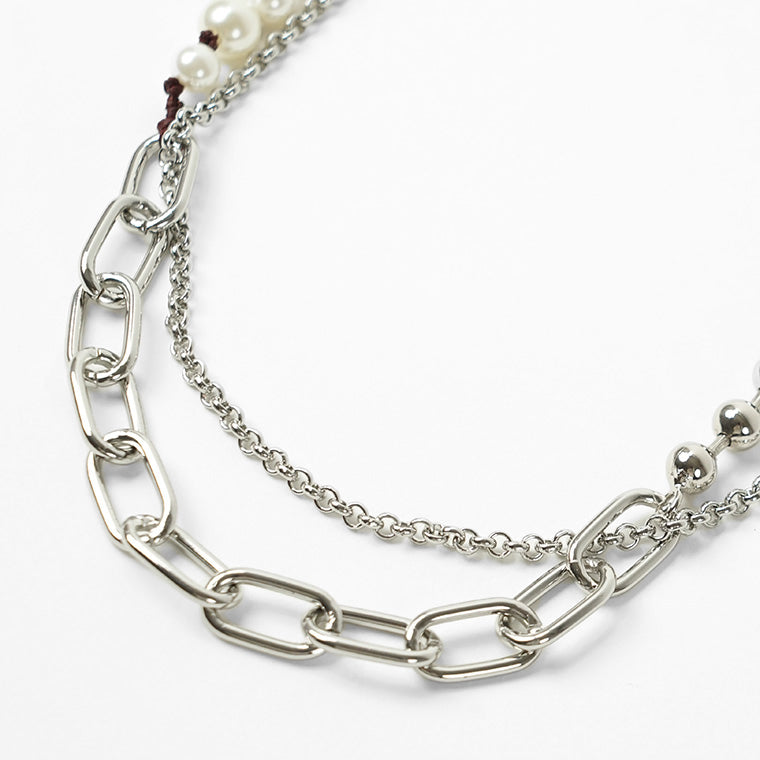 MARNI メンズ レディース ネックレス PNZB0080A0 M2001 シルバー 00W10