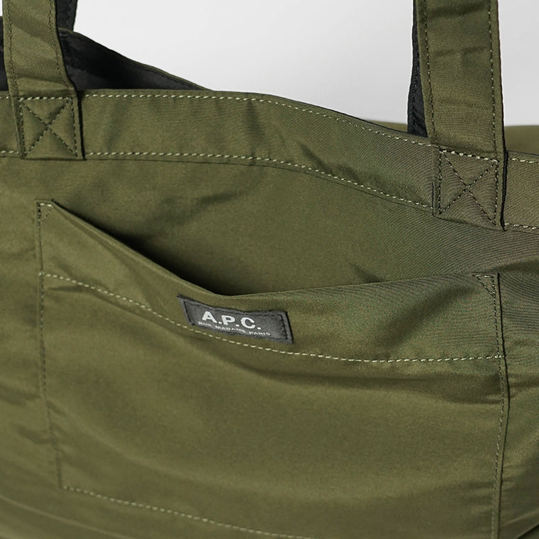 A.P.C. メンズ レディース トートバッグ SHOPPING DIANE REVERSIBLE PSALL M61893 KAKI NOIR ブラック カーキ TJD