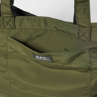 A.P.C. メンズ レディース トートバッグ SHOPPING DIANE REVERSIBLE PSALL M61893 KAKI NOIR ブラック カーキ TJD