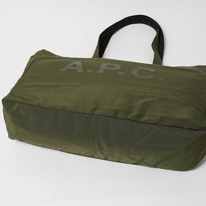 A.P.C. メンズ レディース トートバッグ SHOPPING DIANE REVERSIBLE PSALL M61893 KAKI NOIR ブラック カーキ TJD