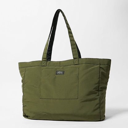 A.P.C. メンズ レディース トートバッグ SHOPPING DIANE REVERSIBLE PSALL M61893 KAKI NOIR ブラック カーキ TJD