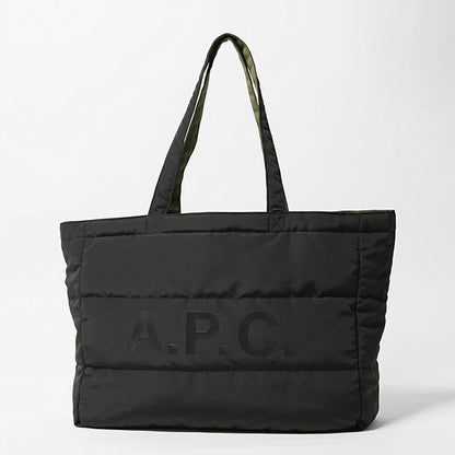 A.P.C. メンズ レディース トートバッグ SHOPPING DIANE REVERSIBLE PSALL M61893 KAKI NOIR ブラック カーキ TJD