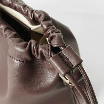 A.P.C. レディース ショルダーバッグ NINON MINI PUAAT F61582 DARK BROWN ダークブラウン CAE