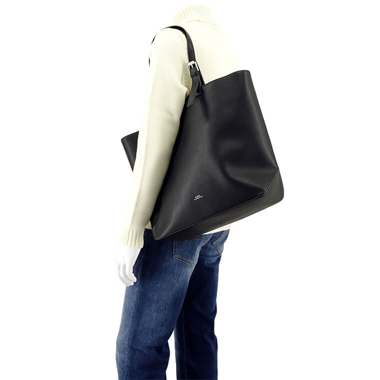 アーペーセー A.P.C. メンズ レディース トートバッグ ブラック