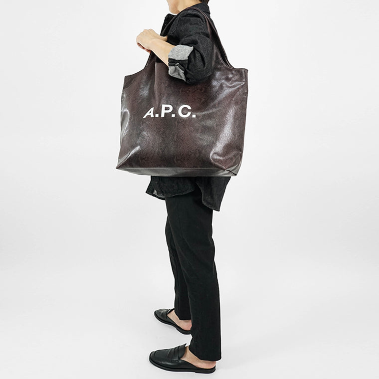 A.P.C. メンズ レディース トートバッグ TOTE NINON PUABN M61565 BLACKBERRY ブラックベリー HAJ