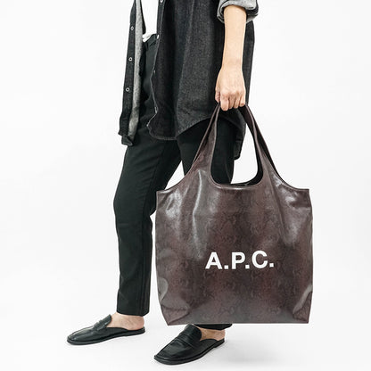 A.P.C. メンズ レディース トートバッグ TOTE NINON PUABN M61565 BLACKBERRY ブラックベリー HAJ