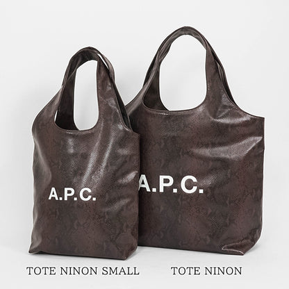 A.P.C. メンズ レディース トートバッグ TOTE NINON PUABN M61565 BLACKBERRY ブラックベリー HAJ