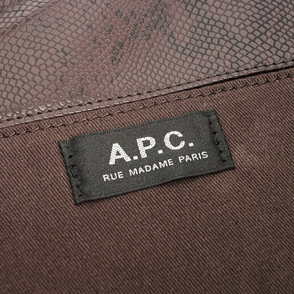 A.P.C. メンズ レディース トートバッグ TOTE NINON PUABN M61565 BLACKBERRY ブラックベリー HAJ