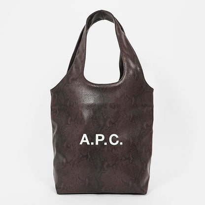 A.P.C. メンズ レディース トートバッグ TOTE NINON SMALL PUABN M61861 BLACKBERRY ブラックベリー HAJ