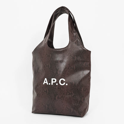 A.P.C. メンズ レディース トートバッグ TOTE NINON SMALL PUABN M61861 BLACKBERRY ブラックベリー HAJ