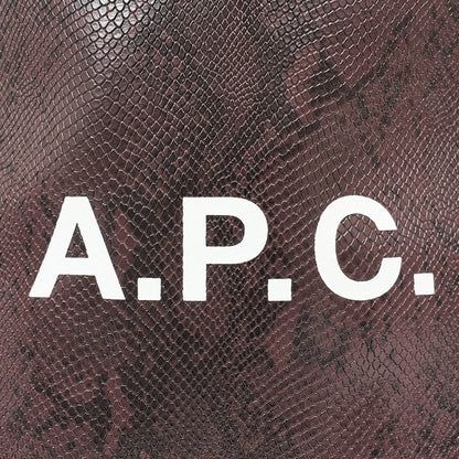 A.P.C. メンズ レディース トートバッグ TOTE NINON SMALL PUABN M61861 BLACKBERRY ブラックベリー HAJ