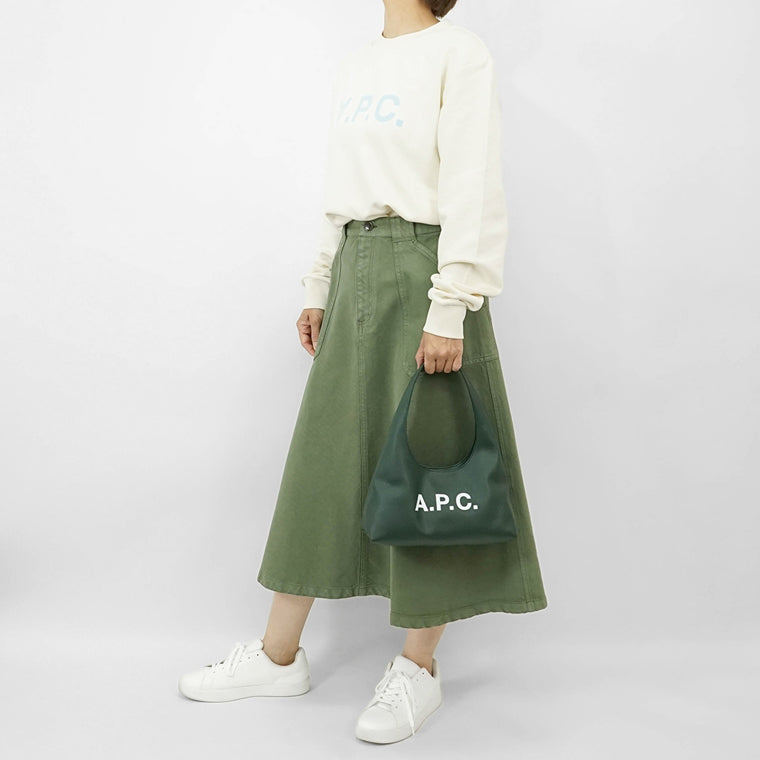 A.P.C. レディース バッグ BABY NINON SHOULDER PUABO F67027 VERT FONCE ダークグリーン KAF