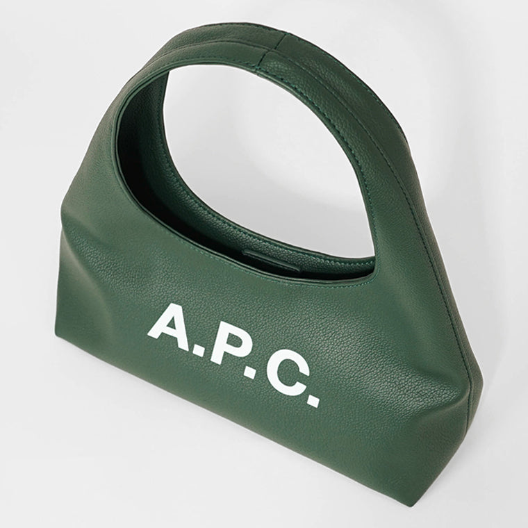 A.P.C. レディース バッグ BABY NINON SHOULDER PUABO F67027 VERT FONCE ダークグリーン KAF