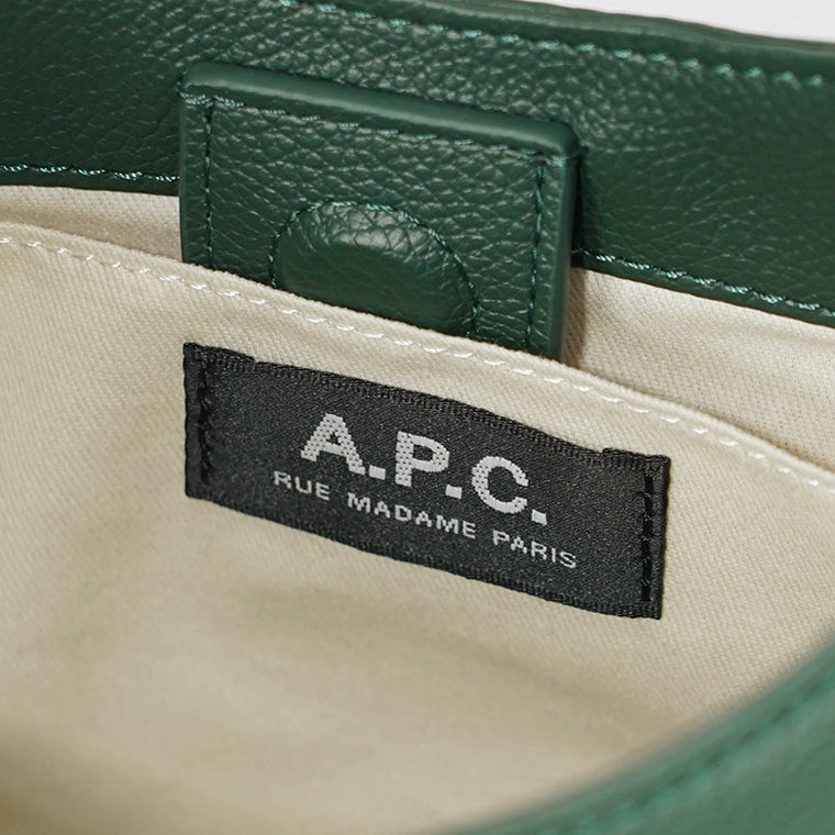 A.P.C. レディース バッグ BABY NINON SHOULDER PUABO F67027 VERT FONCE ダークグリーン KAF