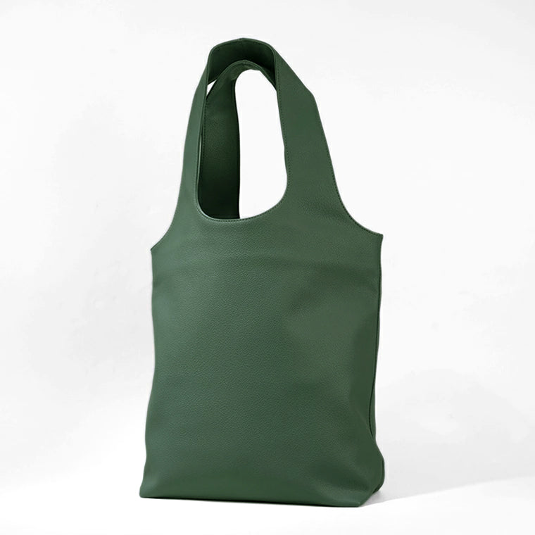 A.P.C. レディース メンズ トートバッグ TOTE NINON SMALL PUABO M61861 VERT FONCE ダークグリーン KAF