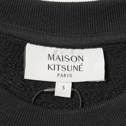 MAISON KITSUNE レディース スウェットシャツ LADY FOX REGULAR SWEATSHIRT PW00320 KM0340 BLACK ブラック P199
