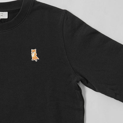 MAISON KITSUNE レディース スウェットシャツ LADY FOX REGULAR SWEATSHIRT PW00320 KM0340 BLACK ブラック P199