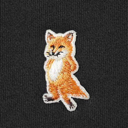 MAISON KITSUNE レディース スウェットシャツ LADY FOX REGULAR SWEATSHIRT PW00320 KM0340 BLACK ブラック P199