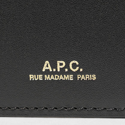 A.P.C. レディース メンズ カード＆コインケース PARIS CARDHOLDER PXAWV F63670 NOIR ブラック LZZ