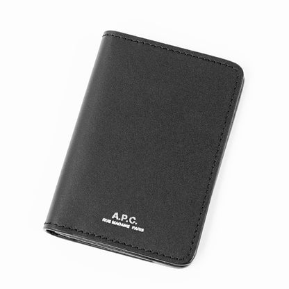 A.P.C. メンズ レディース カードケース PORTE CARTES STEFAN PXAWV H63158 NOIR ブラック LZZ