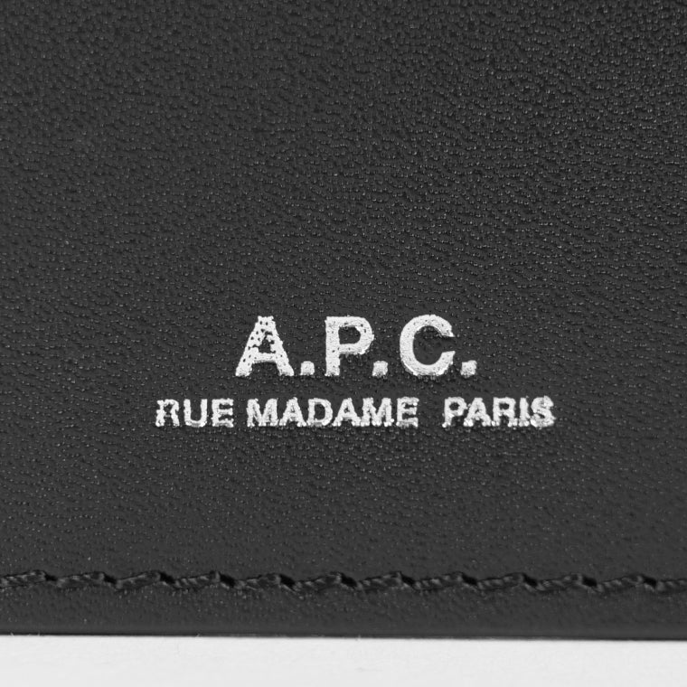A.P.C. メンズ レディース カードケース PORTE CARTES STEFAN PXAWV H63158 NOIR ブラック LZZ