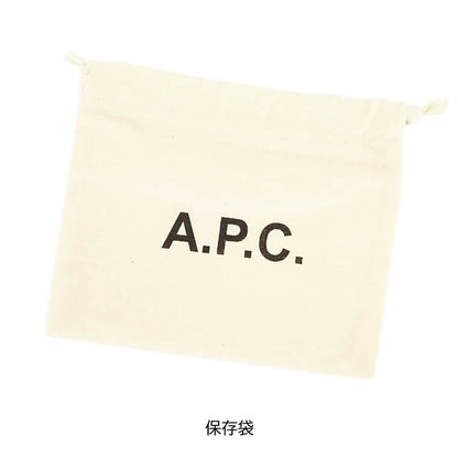 A.P.C. メンズ レディース カードケース PORTE CARTES STEFAN PXAWV H63158 NOIR ブラック LZZ